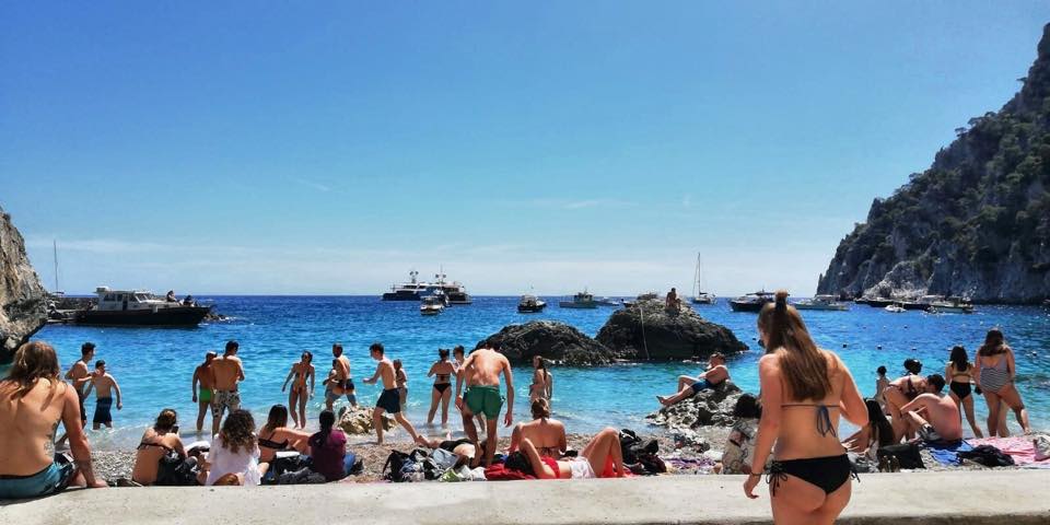 Musikapelle jenesien auf Capri - Neapel