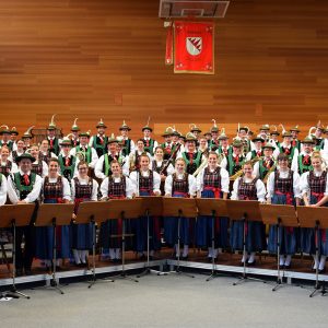 Gruppenfoto Musikkapelle Jenesien